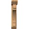 Ekena Millwork Merced Slat Rough Sawn Bracket w/ Offset Brace, Western Red Cedar, 6"W x 28"D x 32"H BKT0604X28X32MRC06RWR - alternate 4